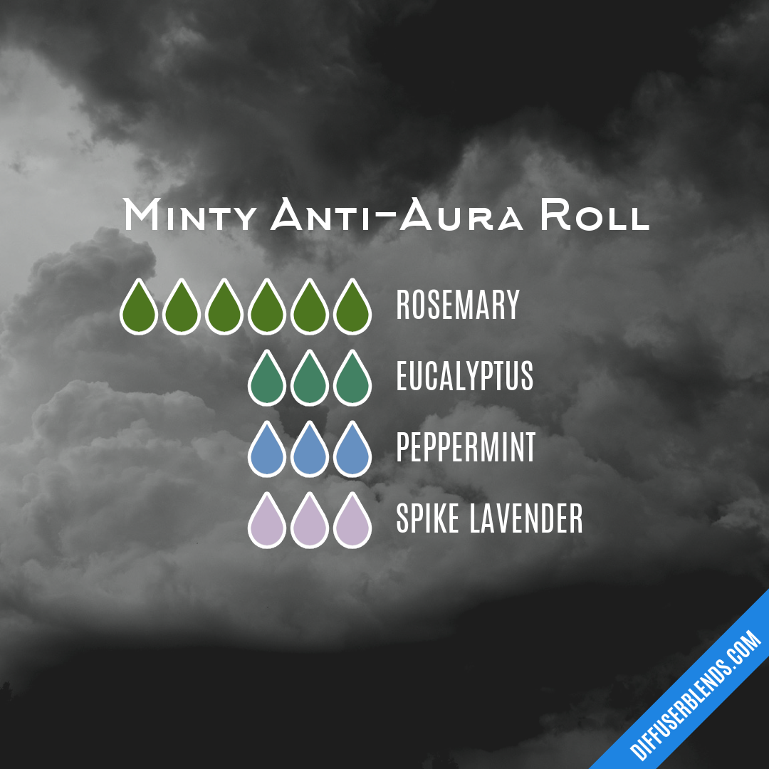 Minty Anti-Aura Roll — Essential Oil Diffuser Blend