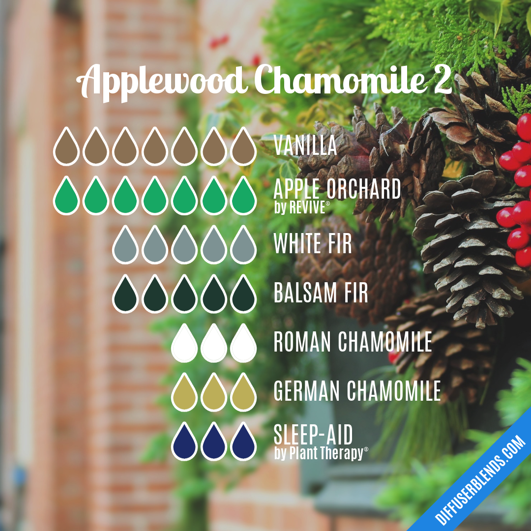 Applewood Chamomile 2 — Essential Oil Diffuser Blend