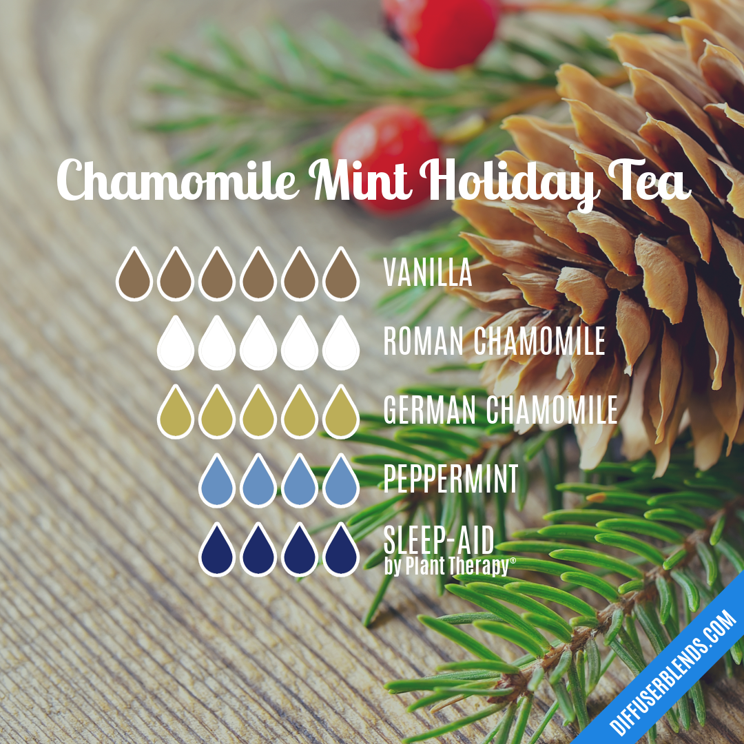 Chamomile Mint Holiday Tea — Essential Oil Diffuser Blend