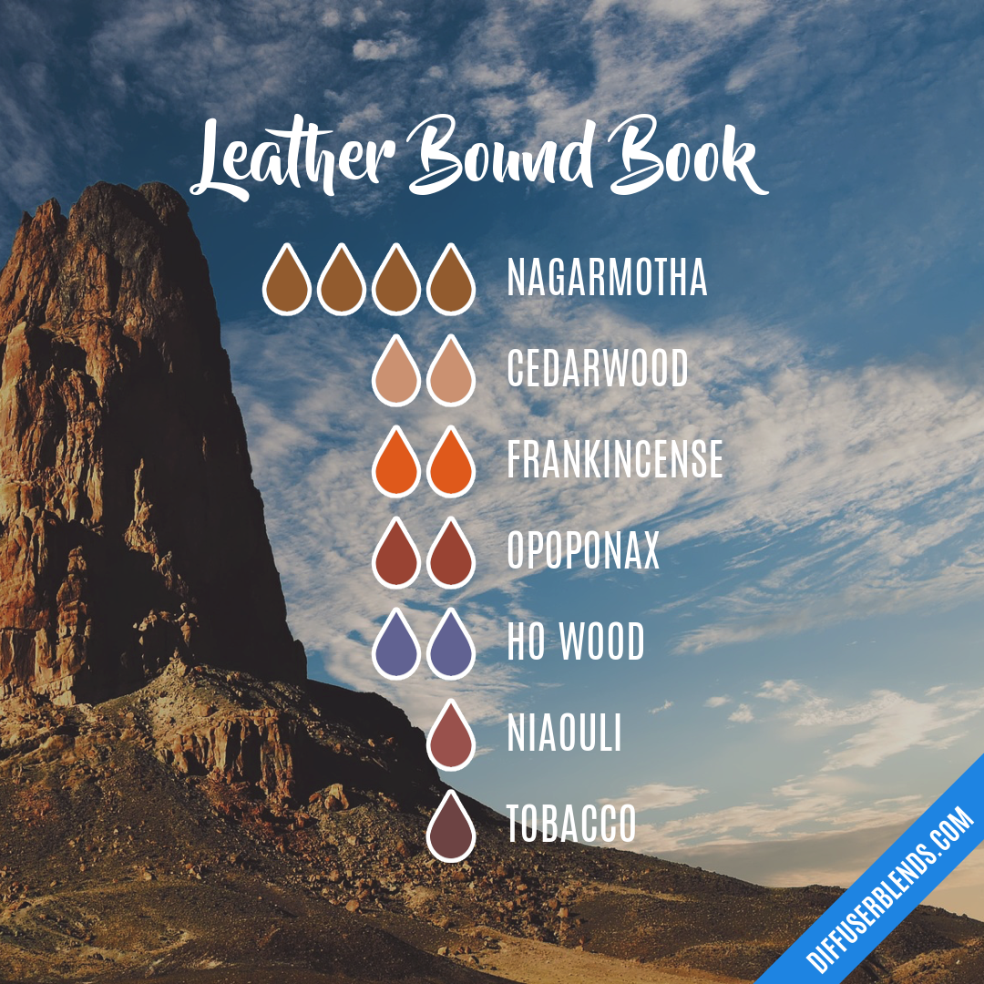 Leather Bound Book — Essential Oil Diffuser Blend