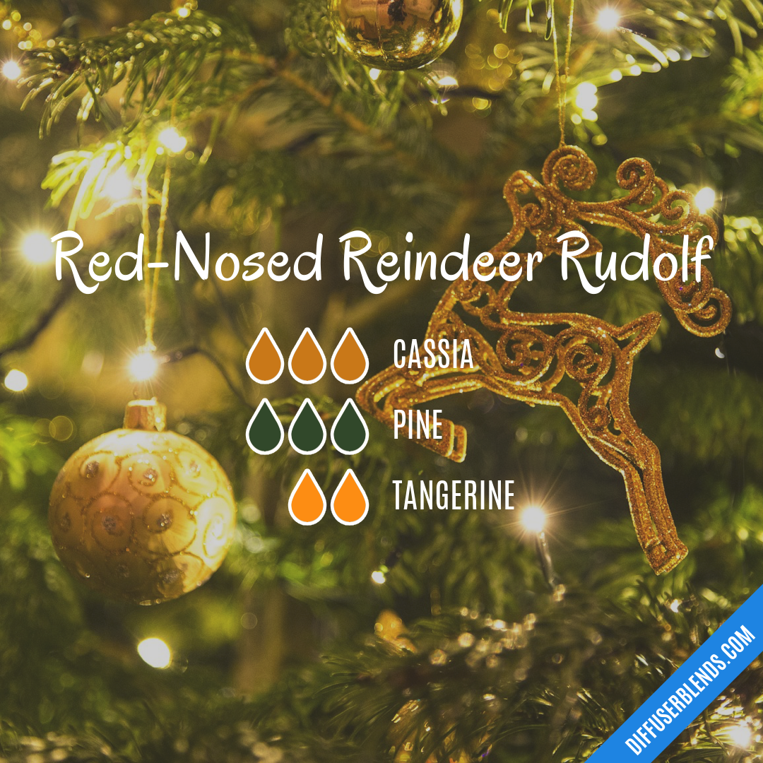 Red-Nosed Reindeer Rudolf — Essential Oil Diffuser Blend