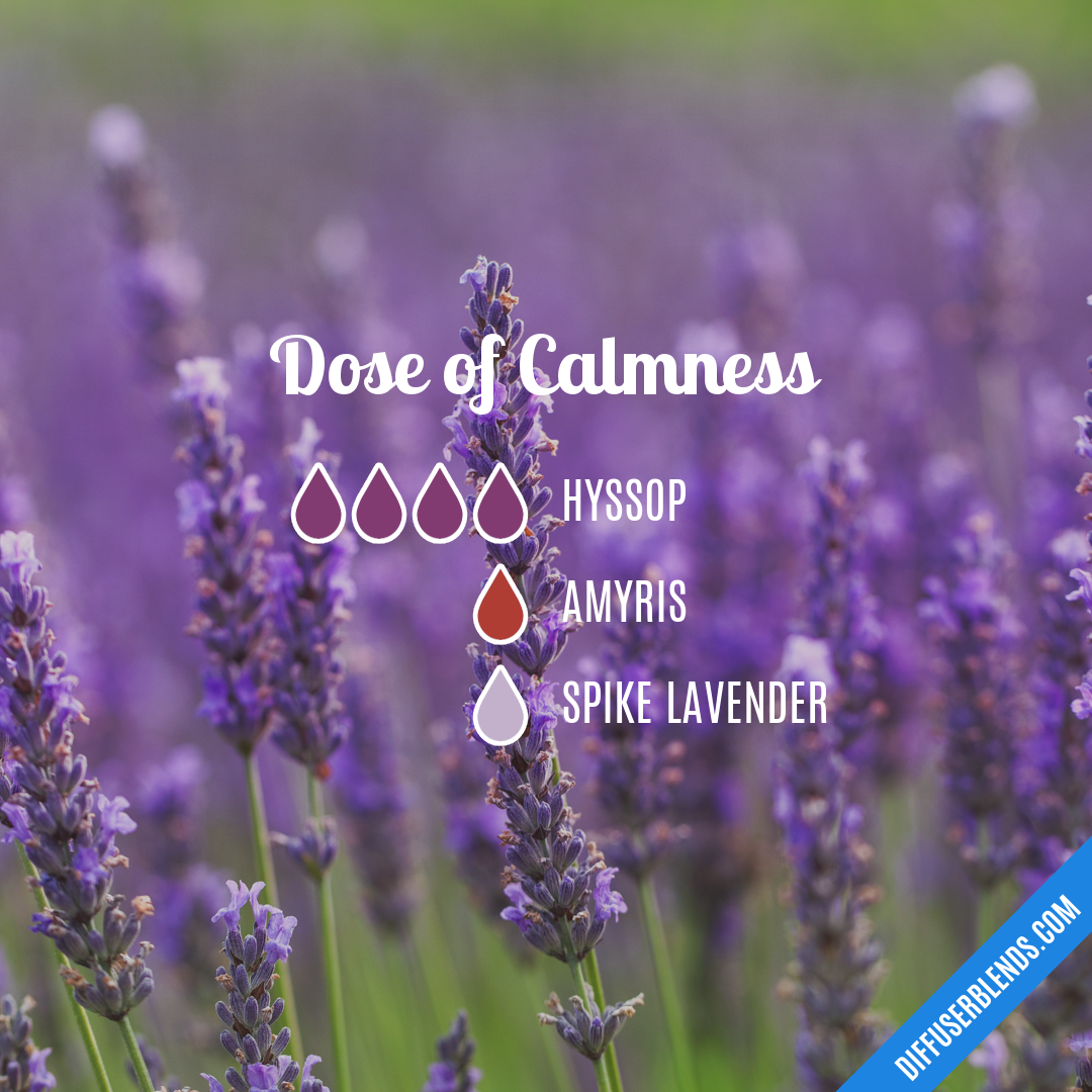 Dose of Calmness — Essential Oil Diffuser Blend