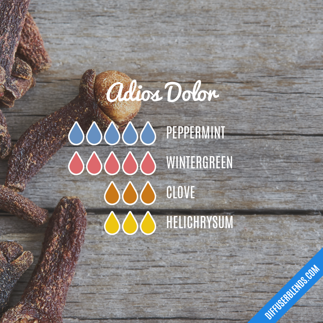 Adios Dolor — Essential Oil Diffuser Blend