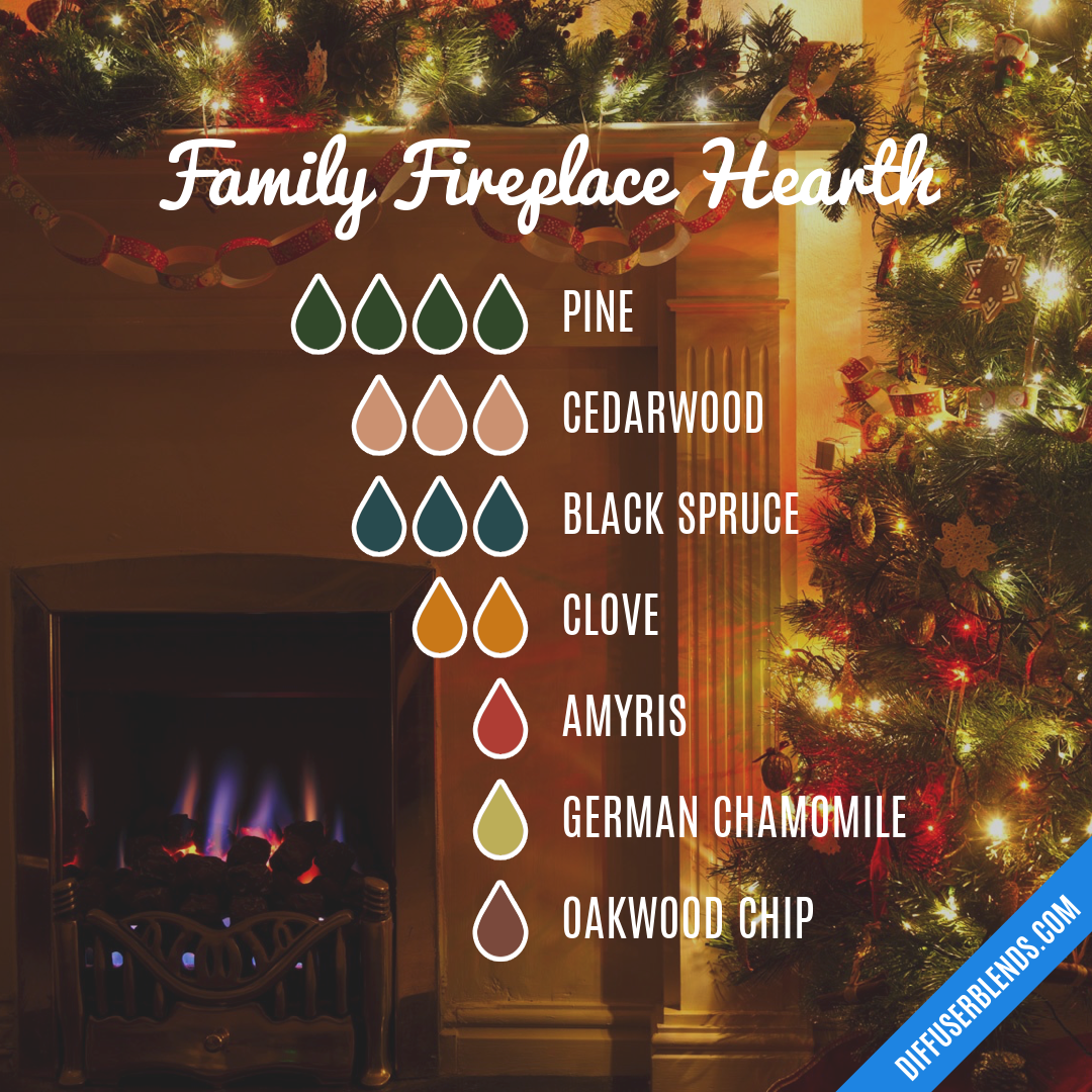 Family Fireplace Hearth — Essential Oil Diffuser Blend