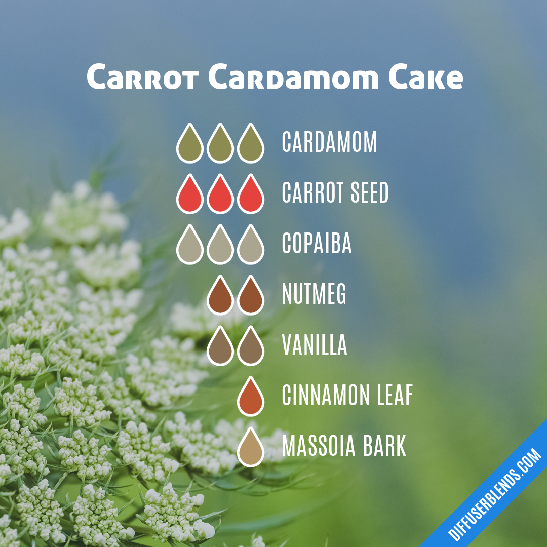 Carrot Cardamom Cake — Essential Oil Diffuser Blend