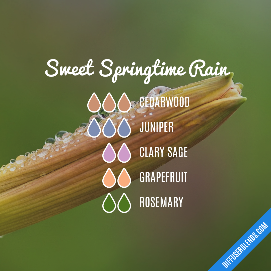 Sweet Springtime Rain — Essential Oil Diffuser Blend