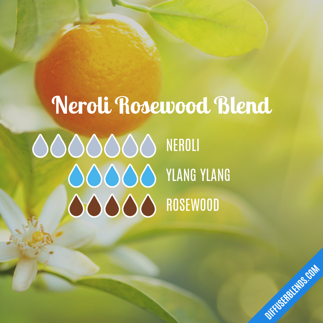 Neroli Rosewood Blend — Essential Oil Diffuser Blend