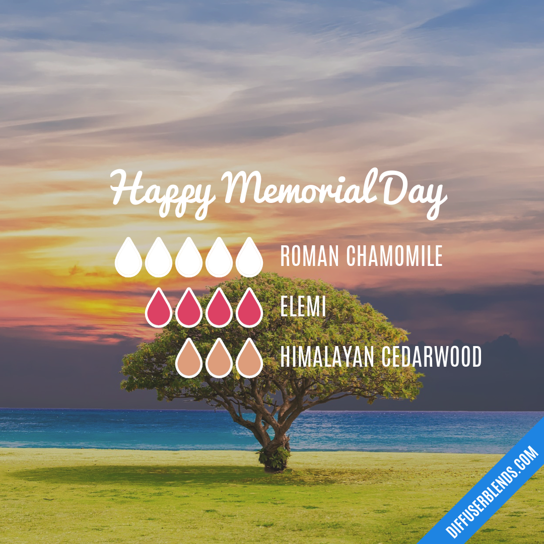 Happy Memorial Day — Essential Oil Diffuser Blend