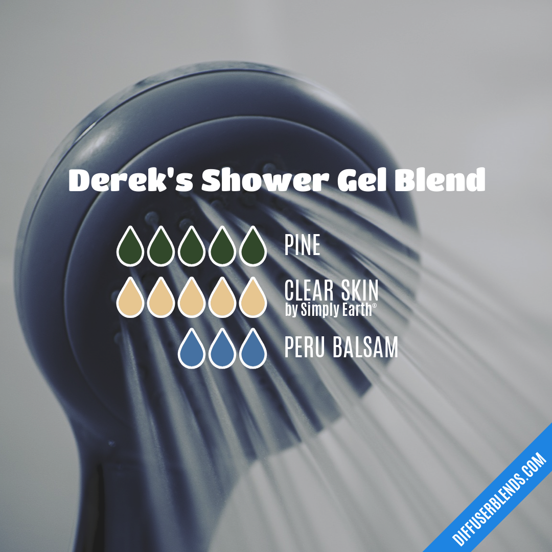 Derek's Shower Gel Blend — Essential Oil Diffuser Blend