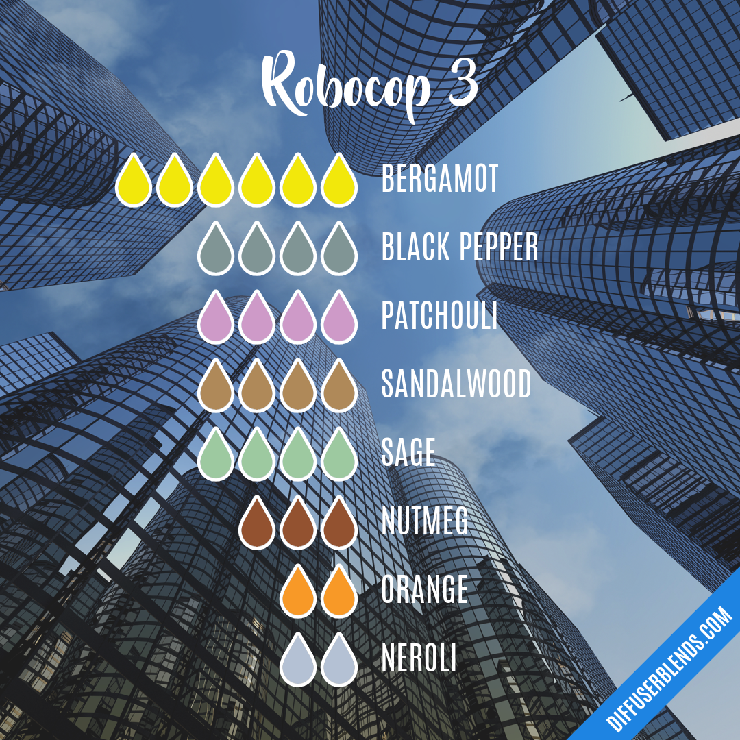 Robocop 3 — Essential Oil Diffuser Blend