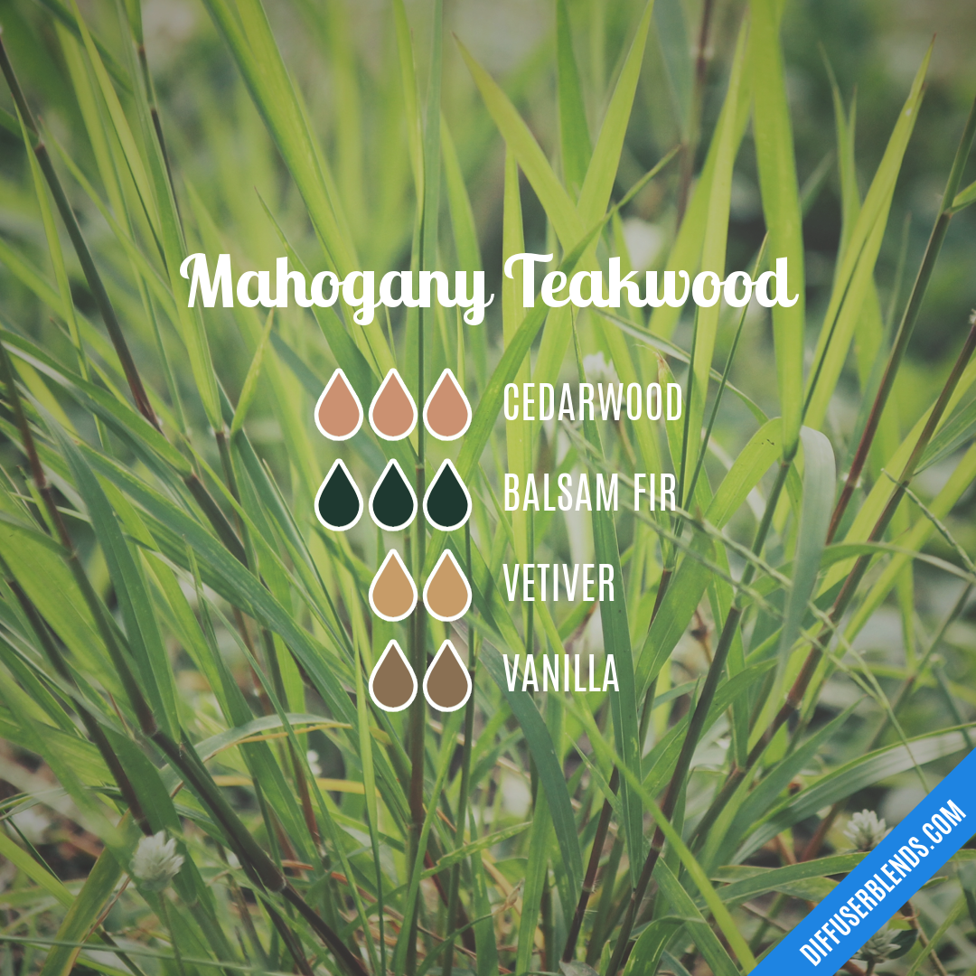 Teakwood A Mahogany Essential Oil Blend Pure, Toxin-free