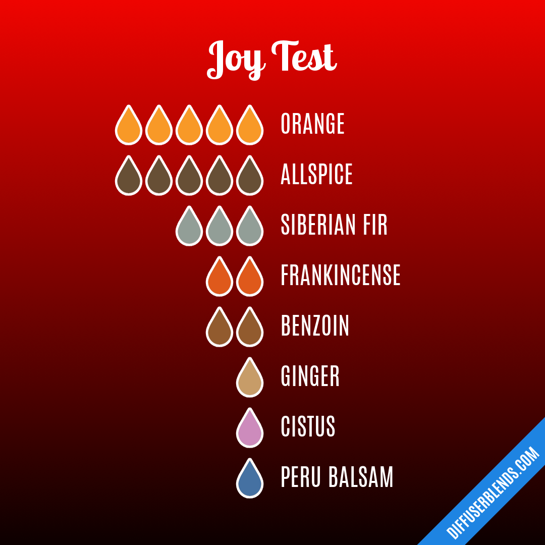 Joy Test — Essential Oil Diffuser Blend