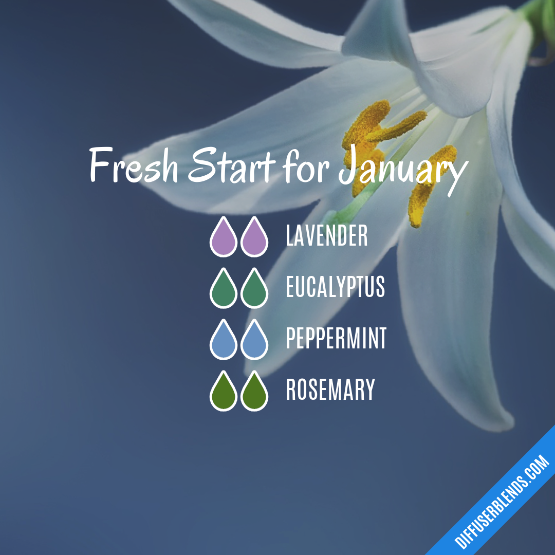 Fresh Start for January — Essential Oil Diffuser Blend