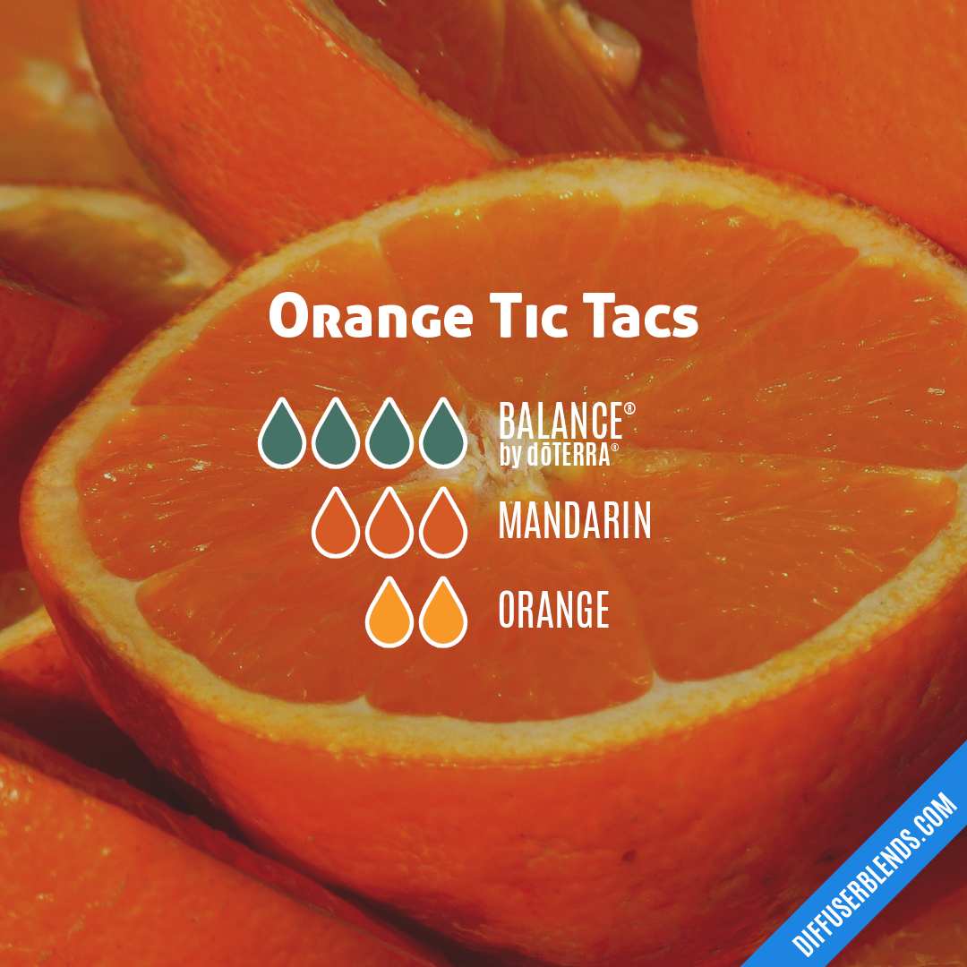 Orange Tic Tacs — Essential Oil Diffuser Blend