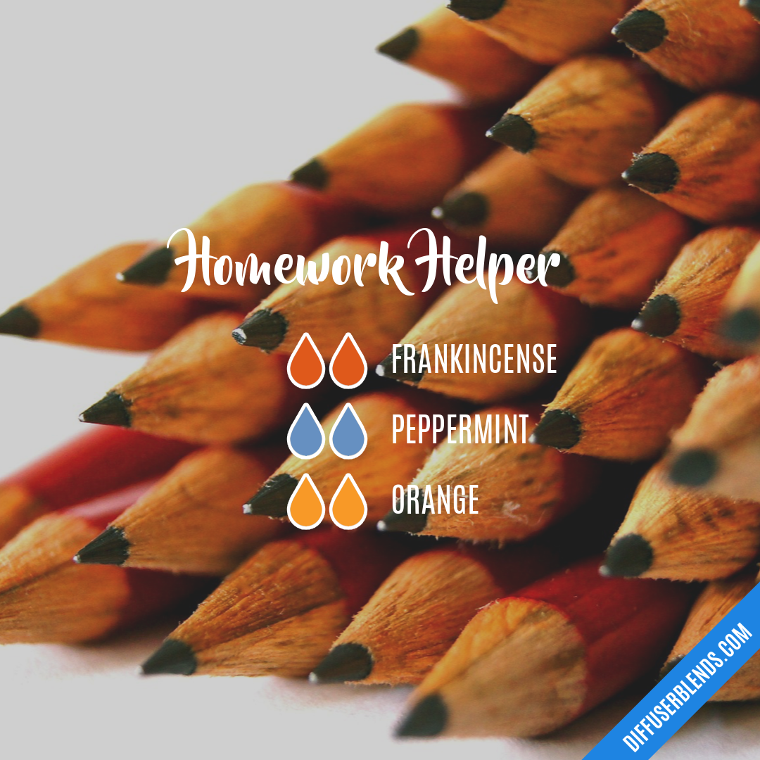 Homework Helper — Essential Oil Diffuser Blend