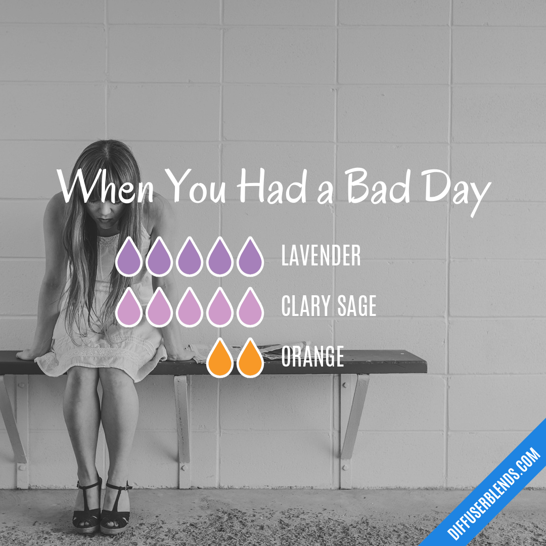 When You Had a Bad Day — Essential Oil Diffuser Blend