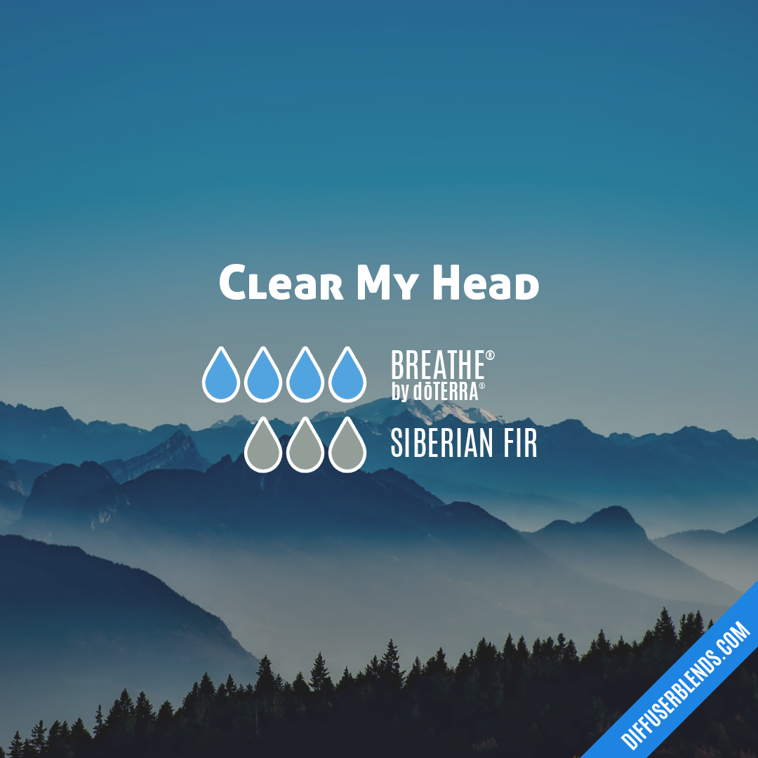 Clear My Head — Essential Oil Diffuser Blend