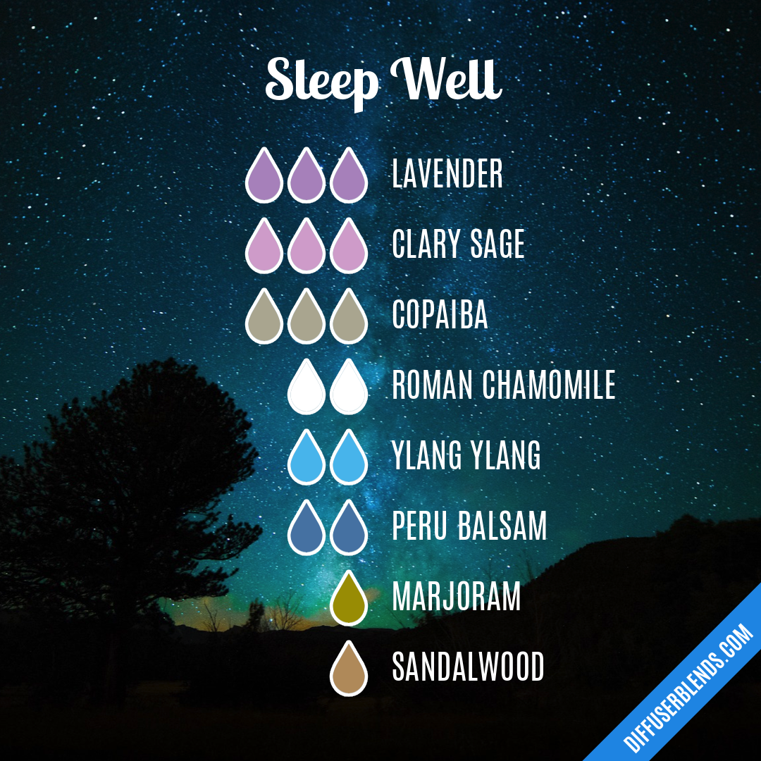 Sleep Essential Oil Blend for Diffuser - Dream Essential Oils for Diffusers  Aromatherapy and Wellness with Ylang-Ylang Clary Sage Roman Chamomile