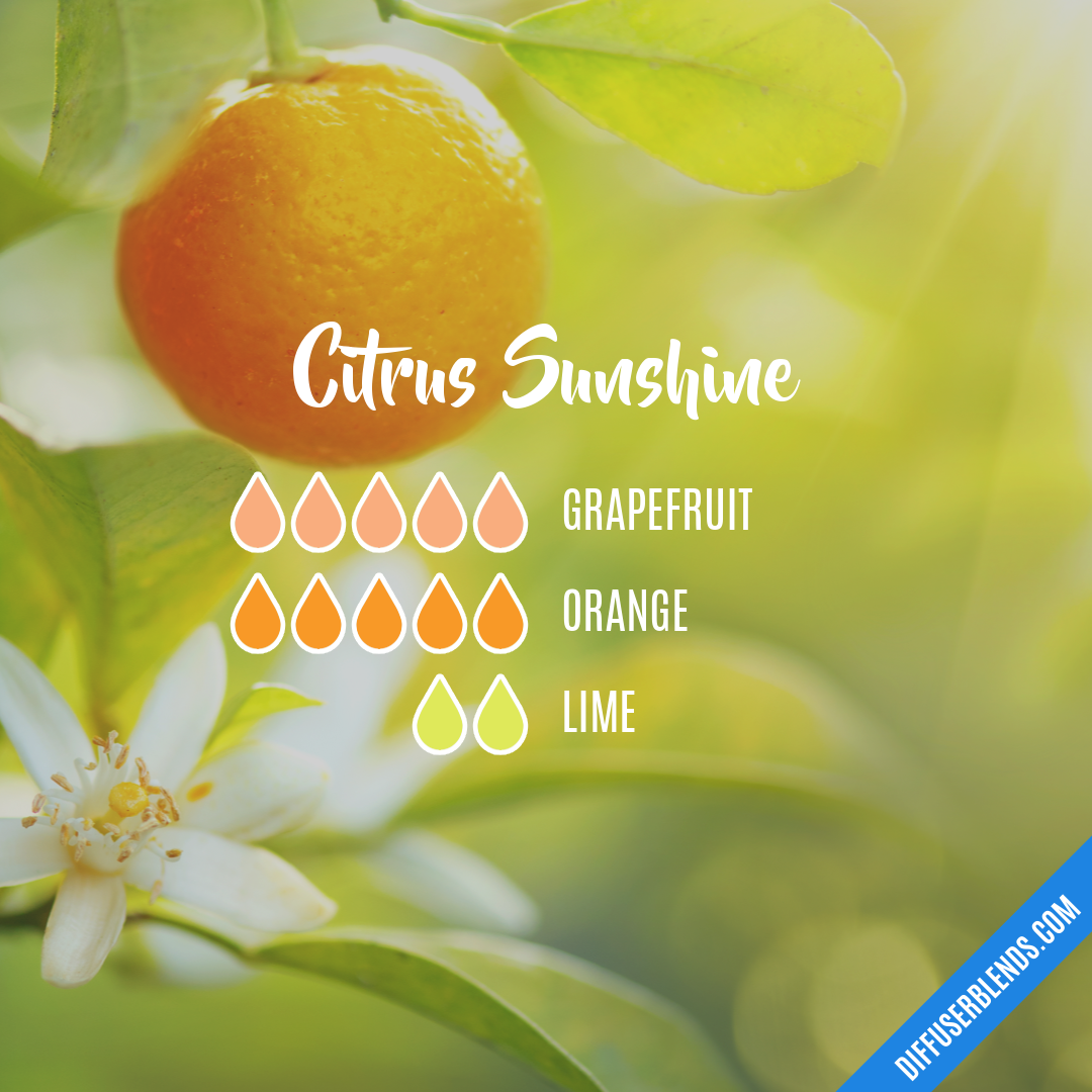 Citrus Sunshine — Essential Oil Diffuser Blend