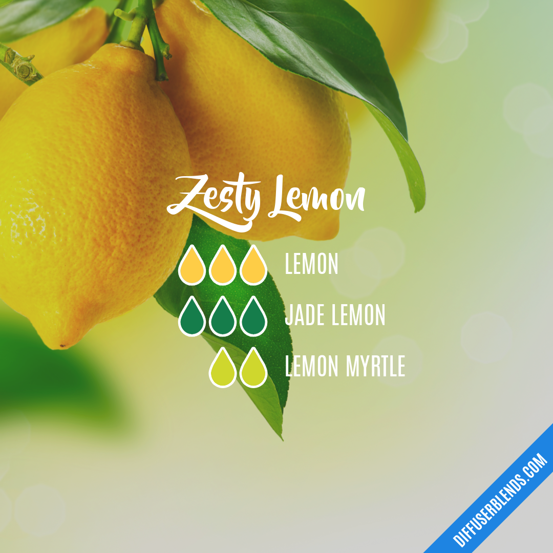 Zesty Lemon — Essential Oil Diffuser Blend