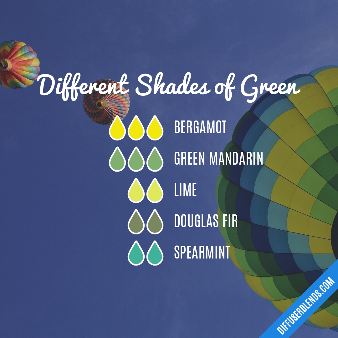 Different Shades of Green — Essential Oil Diffuser Blend