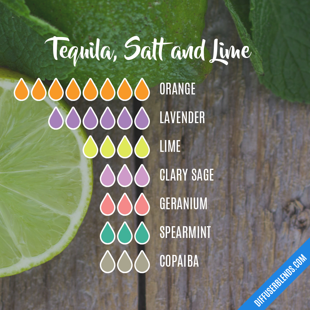 Tequila, Salt and Lime — Essential Oil Diffuser Blend