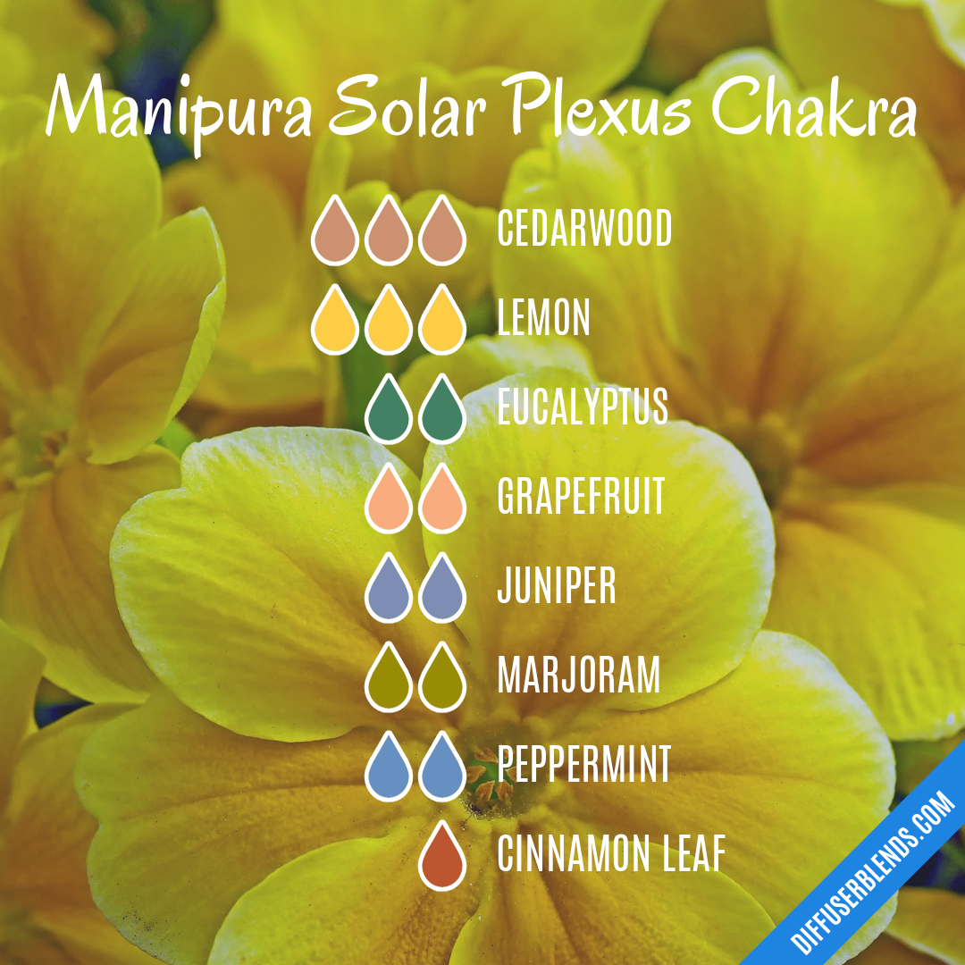 Manipura Solar Plexus Chakra — Essential Oil Diffuser Blend