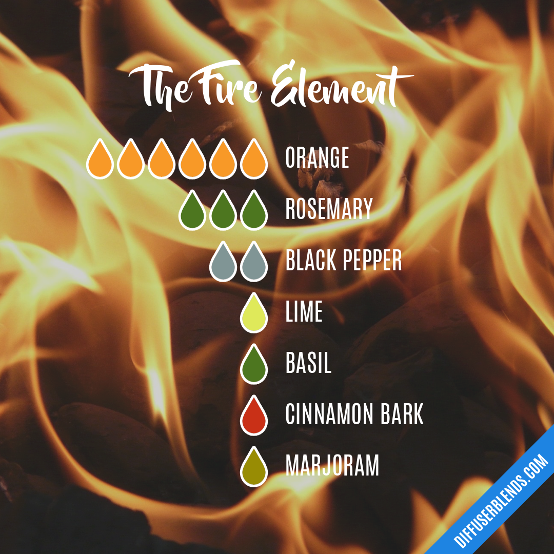 The Fire Element — Essential Oil Diffuser Blend