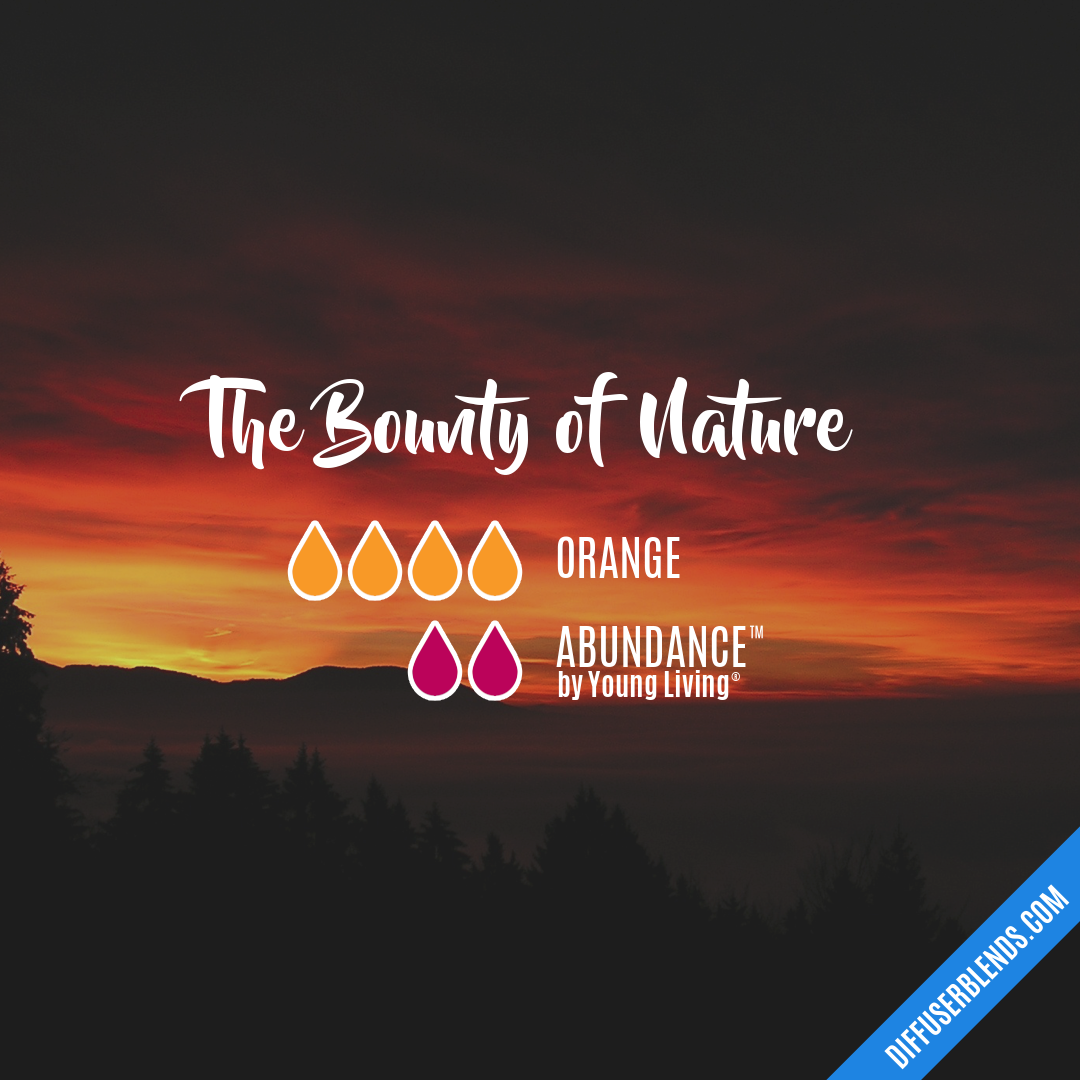 The Bounty of Nature — Essential Oil Diffuser Blend