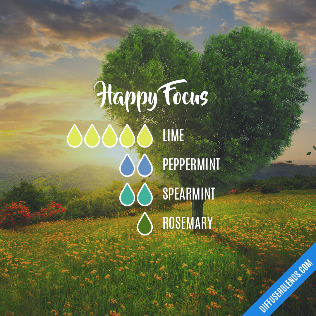 Happy Focus — Essential Oil Diffuser Blend